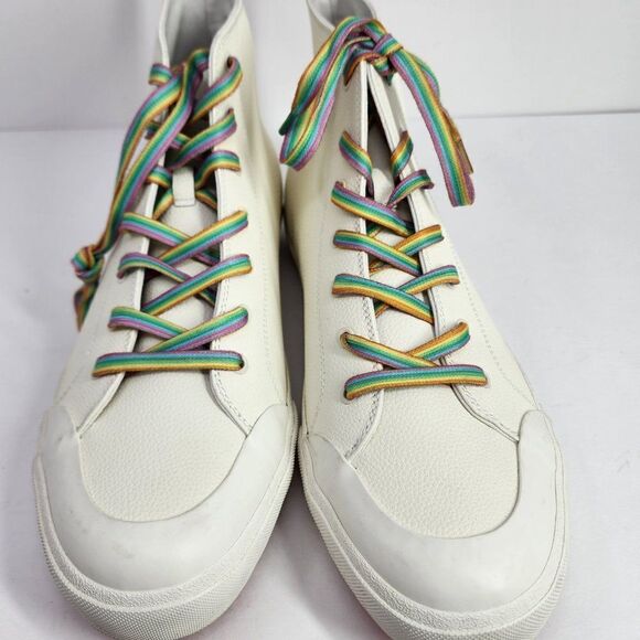 Dolce Vita X Trevor Project "Walk with Pride" High Tops, Women's 14/Men's 12 - Picture 3 of 8